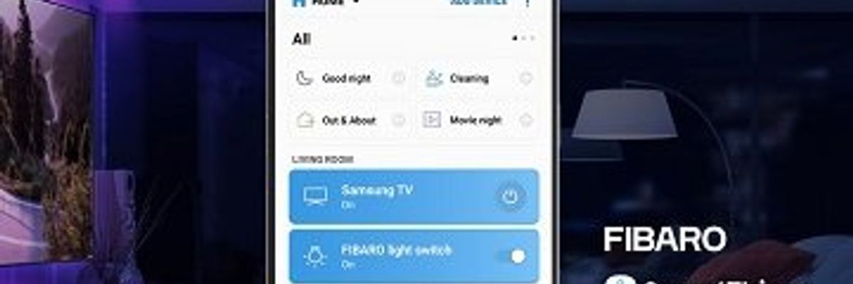 Устройства для умного дома FIBARO теперь совместимы с платформой Samsung SmartThings