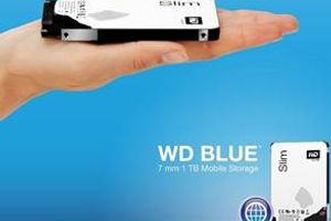 WD® представила самый тонкий в мире жесткий диск емкостью 1 ТБ