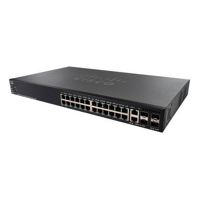 Cisco SF550X-24P Stackable (24 порти)