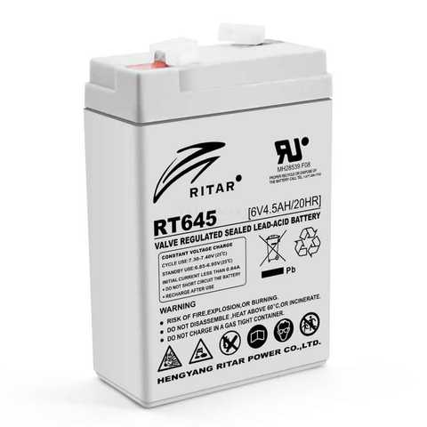 Batterie Ritar RT645 6V 4.5Ah AGM