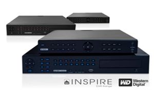 Цифровые видеорегистраторы серии Inspire от компании COP Security укомплектованы жесткими дисками AV Western Digital
