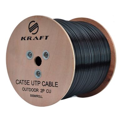 Kraft UTP LDPE Outdoor 2PR Cat5Е 0,5 мм (500 м)
