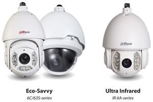 Компания Dahua предлагает две новые сетевые купольные PTZ камеры, серии Eco-Savvy и Ultra Infrared