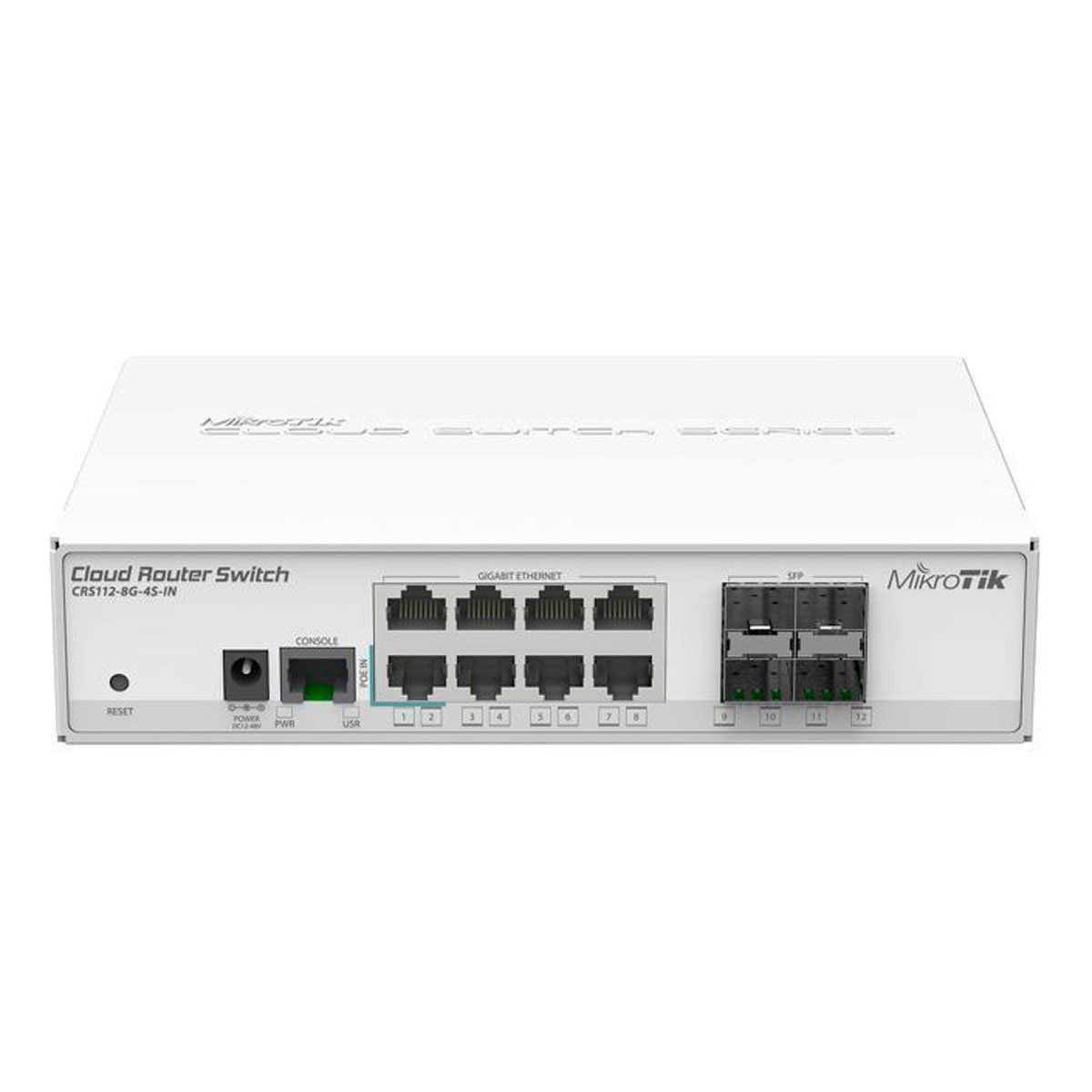 Коммутатор mikrotik crs112 8p 4s in обзор