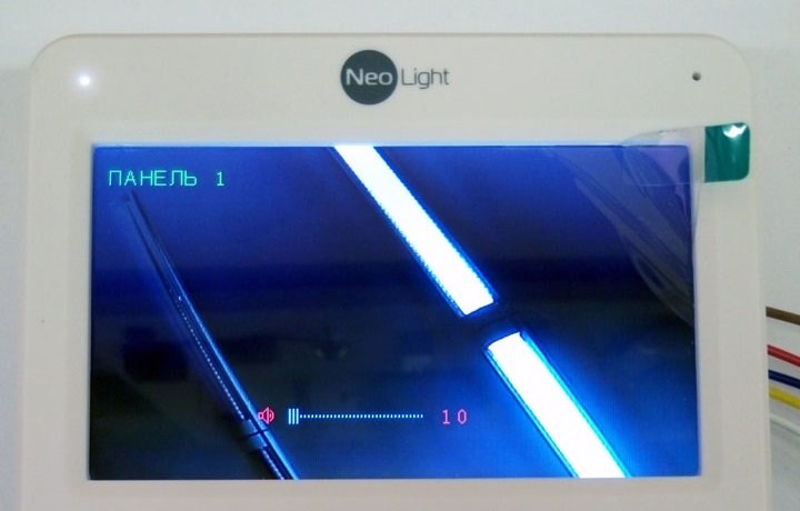 Видеодомофон NeoLight Tetta настройка громкости
